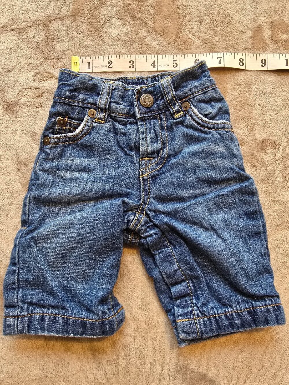 Baby Gap Infant Denim Shorts - Size 0-3 Months (Up to 3 Months) - GUC
